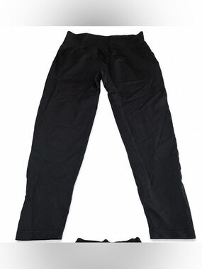 Amazon Black Textured Athletic Leggings Women's
Size XL High Waist